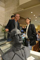 Damian Ebejer and Francis' bust at Spirit of Colour - Vascas - 25 Oct 2013.JPG